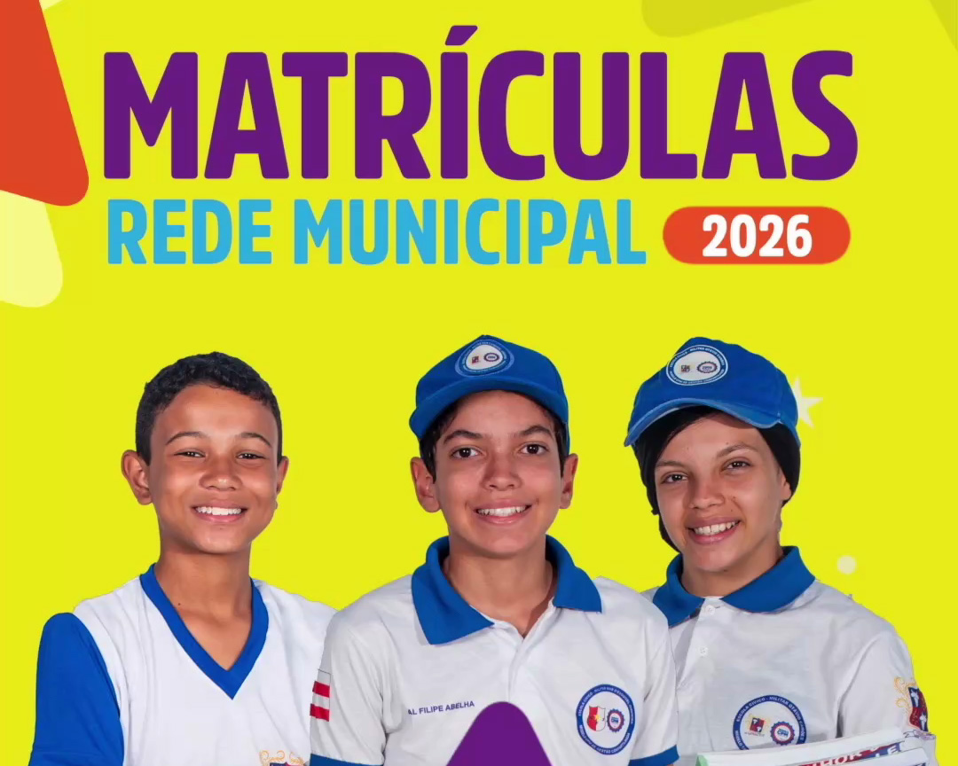 Matrículas rede municipal Itapetinga 2026